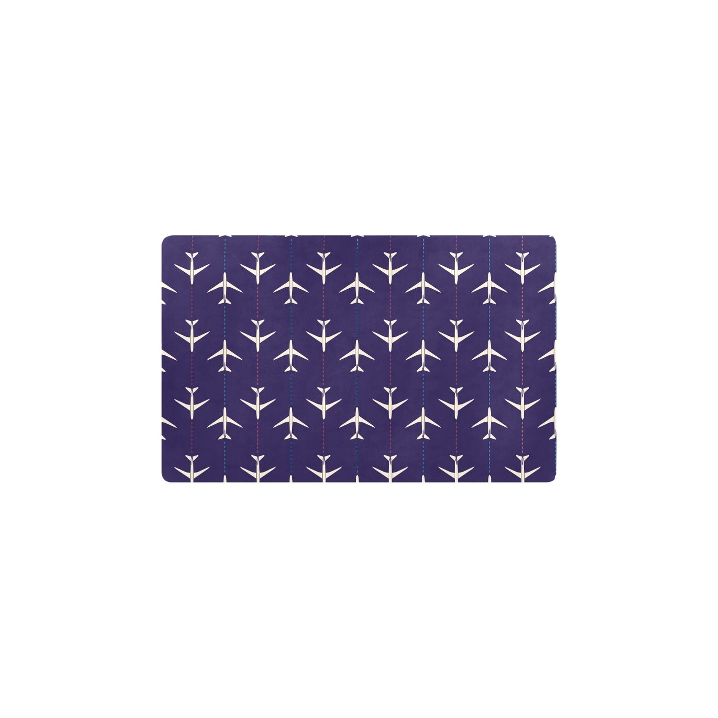 Airplane Pattern Print Design 03 Kitchen Mat