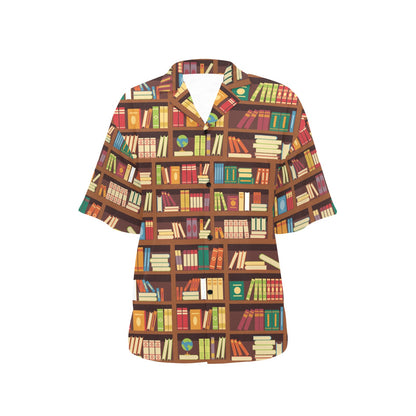 Book Pattern Print Design 06 Women's Hawaiian Shirt