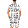 Sea Lion Pattern Print Design 02 Men's Romper