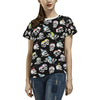 Skull Print Design LKS3013 Women's  T-shirt