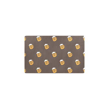 Beer Pattern Print Design 01 Kitchen Mat