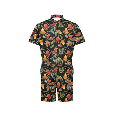 Tulip Boho Pattern Print Design TP09 Men's Romper