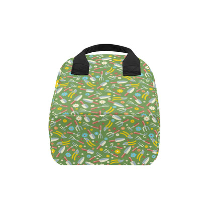 Gardening Pattern Print Design G06 Insulated Lunch Bag