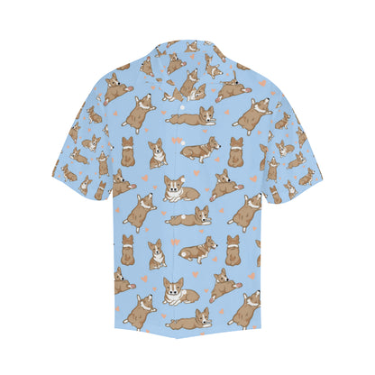 Pembroke Welsh Corgis Pattern Print Design A05 Men's Hawaiian Shirt