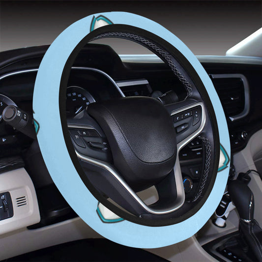Shark Bite Steering Wheel Cover with Elastic Edge