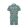 Llama with Cactus Design Print Men's Romper