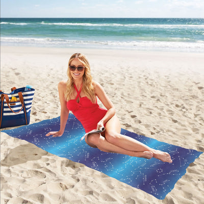 Virgo Print Design LKS302 Beach Towel 32" x 71"