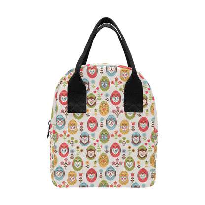 Easter Eggs Pattern Print Design RB011 Insulated Lunch Bag