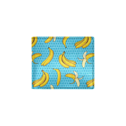 Banana Pattern Print Design BA08 Men's ID Card Wallet