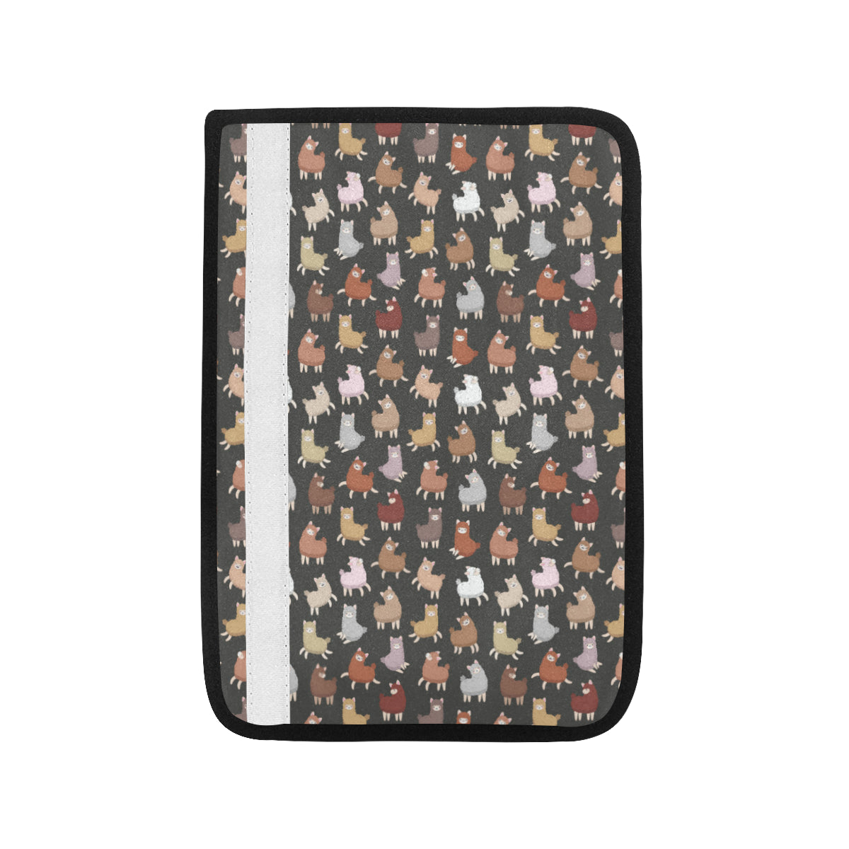 Alpaca Cute Design Themed Print Car Seat Belt Cover