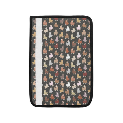 Alpaca Cute Design Themed Print Car Seat Belt Cover