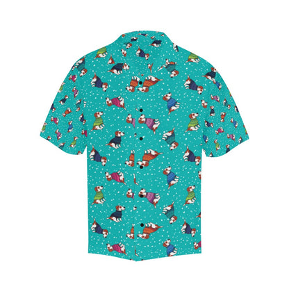Russell Terriers Print Design LKS309 Men's Hawaiian Shirt
