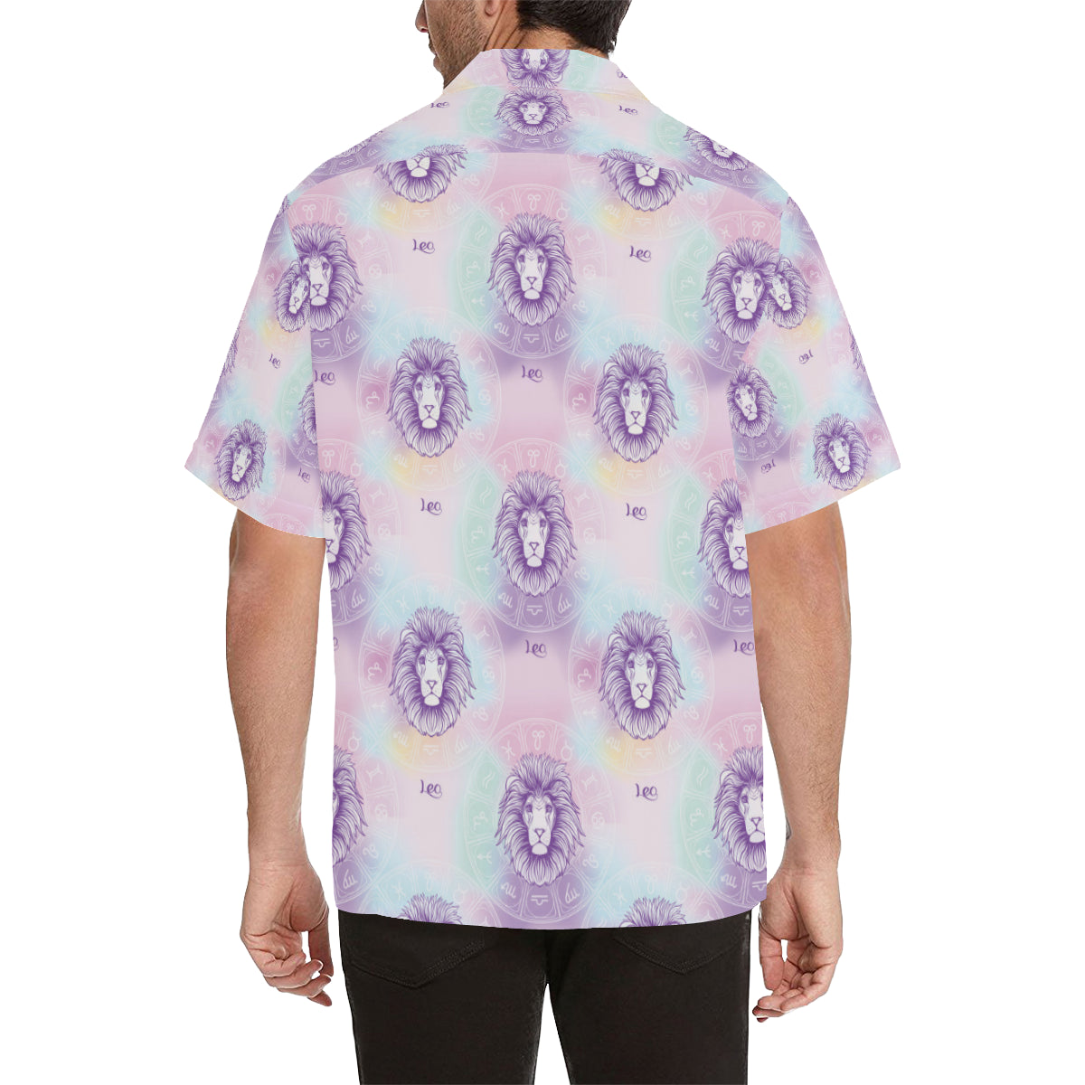 Leo Pattern Print Design 03 Men's Hawaiian Shirt
