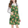 Hibiscus Pattern Print Design HB05 Apron with Pocket