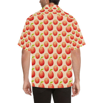 Peach Pattern Print Design A03 Men's Hawaiian Shirt