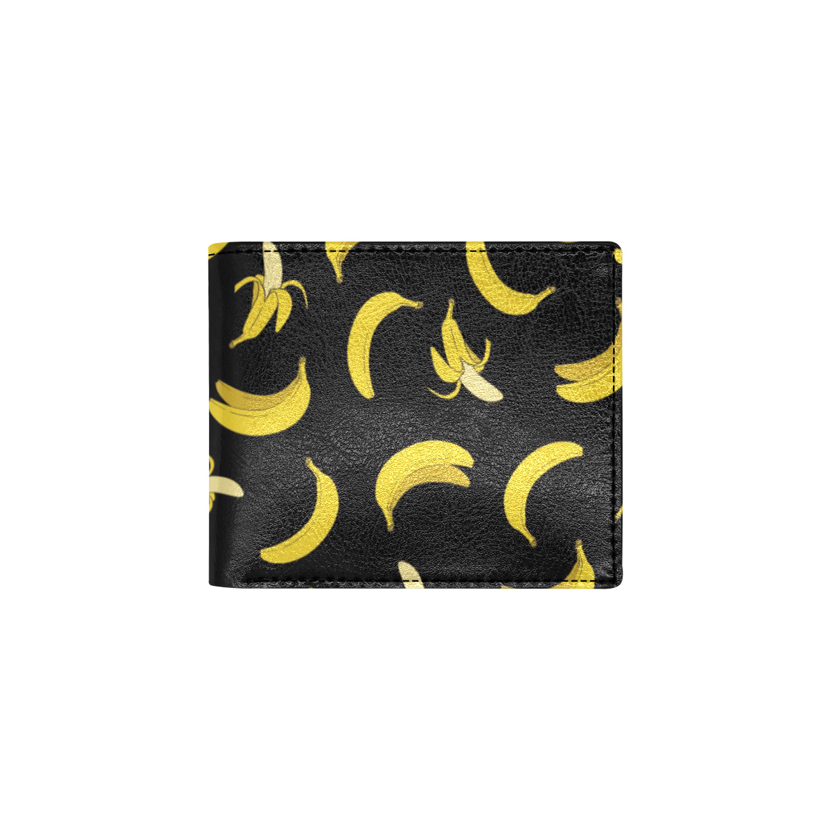 Banana Pattern Print Design BA05 Men's ID Card Wallet