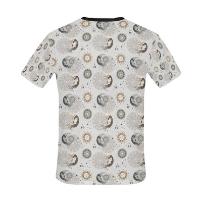 Sun Moon Print Design LKS302 Men's All Over Print T-shirt