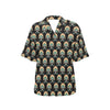 American indian Skull Pattern Women's Hawaiian Shirt