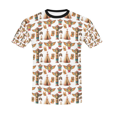 Totem Native Print Design LKS303 Men's All Over Print T-shirt