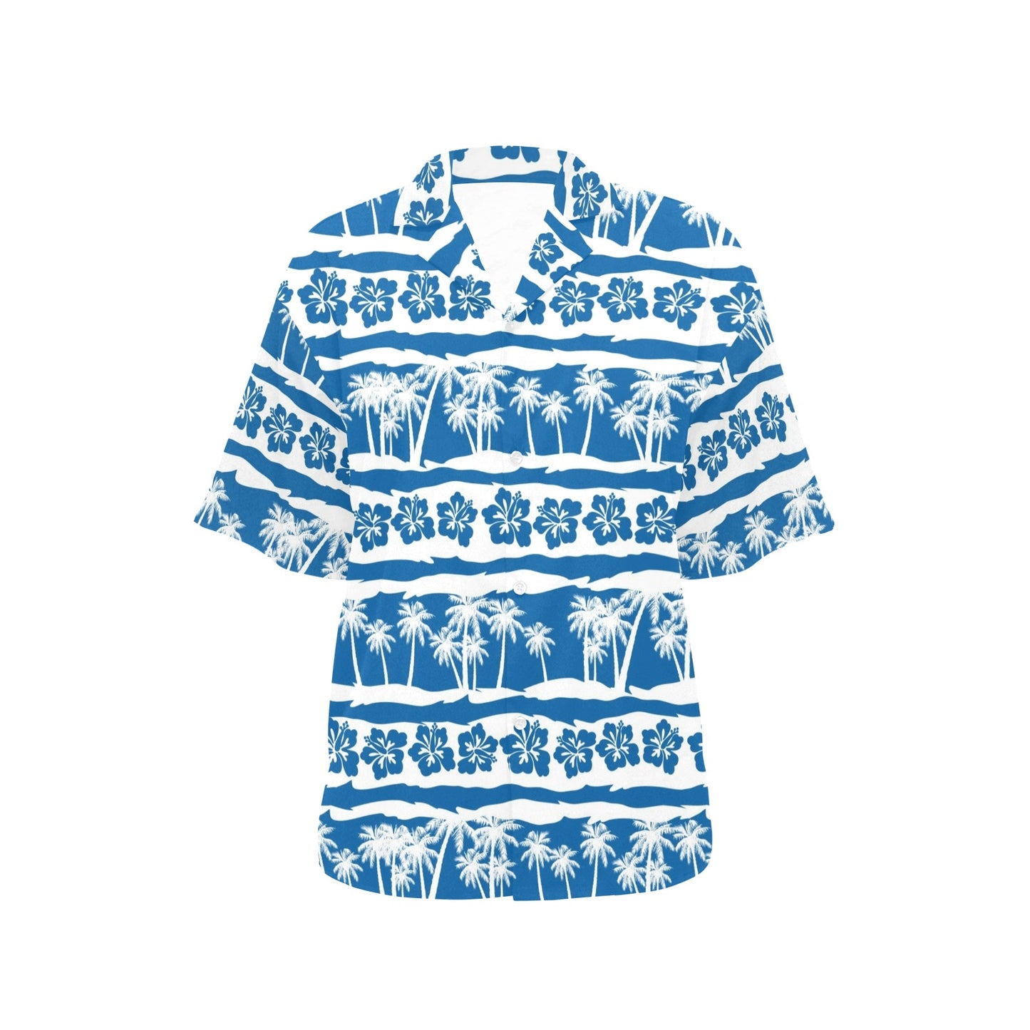 Hawaiian Themed Pattern Print Design H021 Women's Hawaiian Shirt