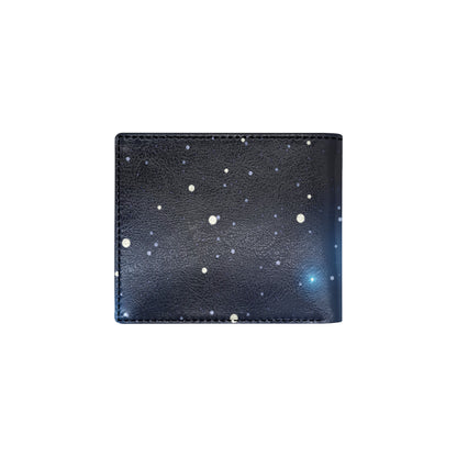 Night sky Pattern Print Design A02 Men's ID Card Wallet