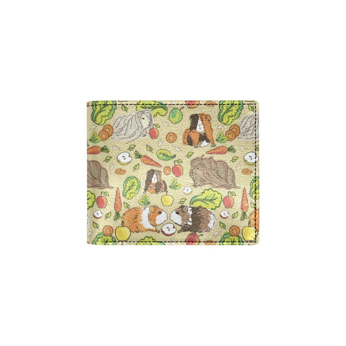 Guinea Pig Pattern Print Design 02 Men's ID Card Wallet