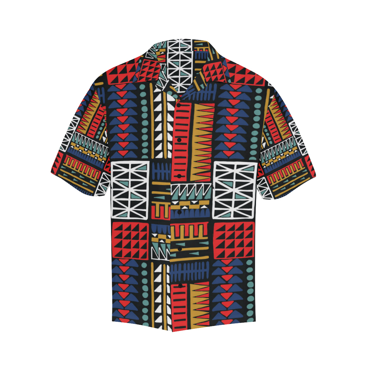Kente Pattern Print Design 02 Men's Hawaiian Shirt