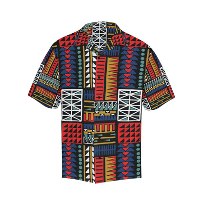 Kente Pattern Print Design 02 Men's Hawaiian Shirt