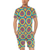 Tie Dye Heart shape Men's Romper