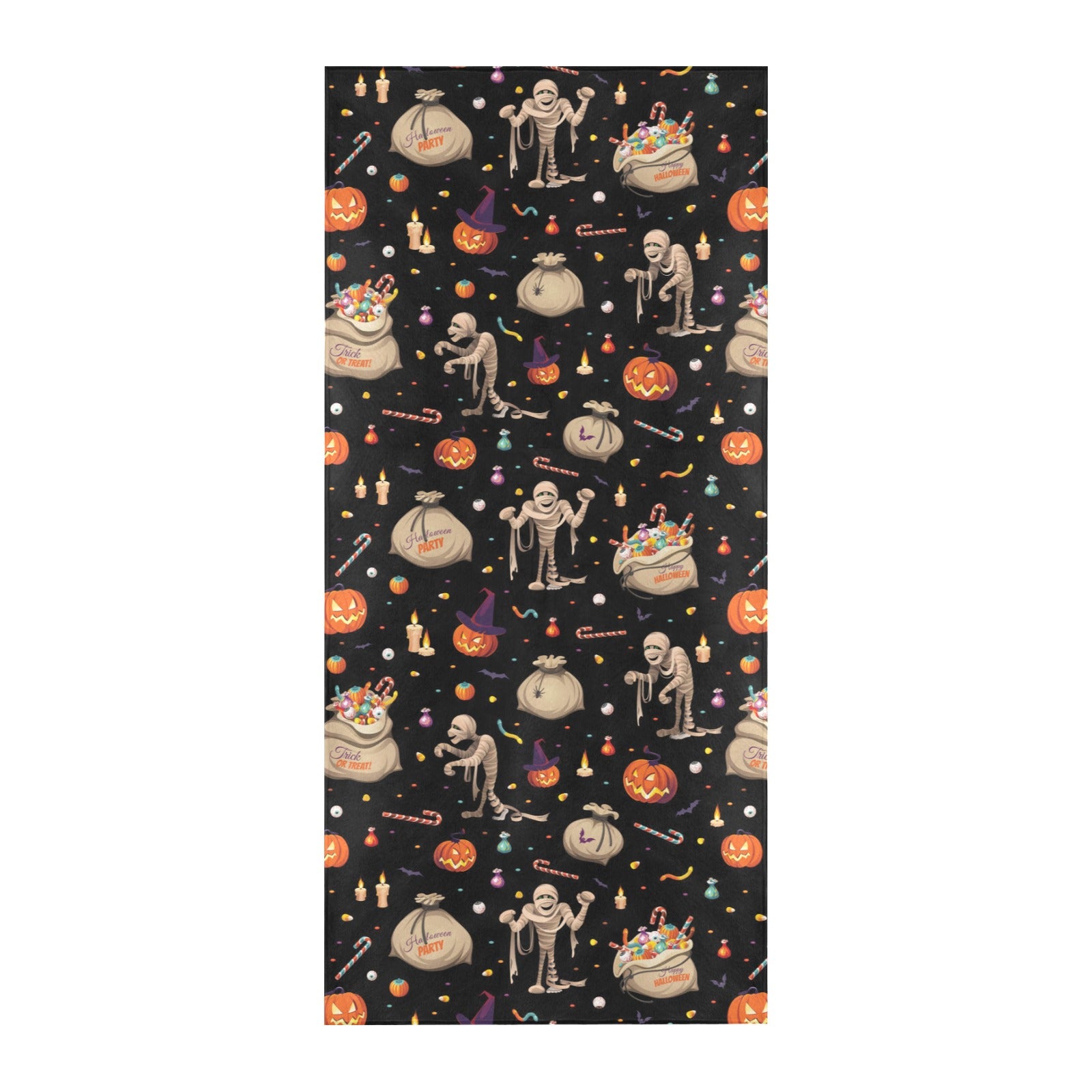 Mummy Halloween Print Design LKS303 Beach Towel 32" x 71"