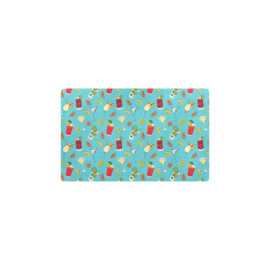 Cocktail Pattern Print Design 05 Kitchen Mat