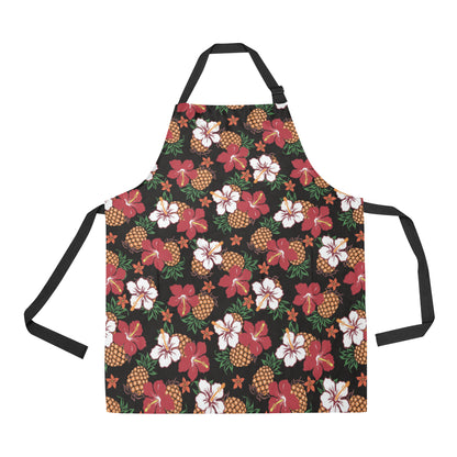 Hawaiian Themed Pattern Print Design H013 Apron with Pocket