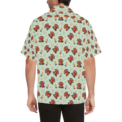 Thanksgiving Print Design LKS309 Men's Hawaiian Shirt