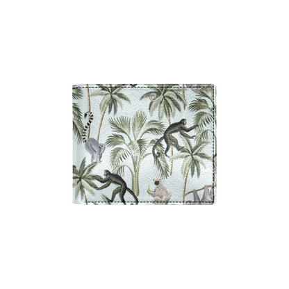 Rainforest Pattern Print Design RF04 Men's ID Card Wallet
