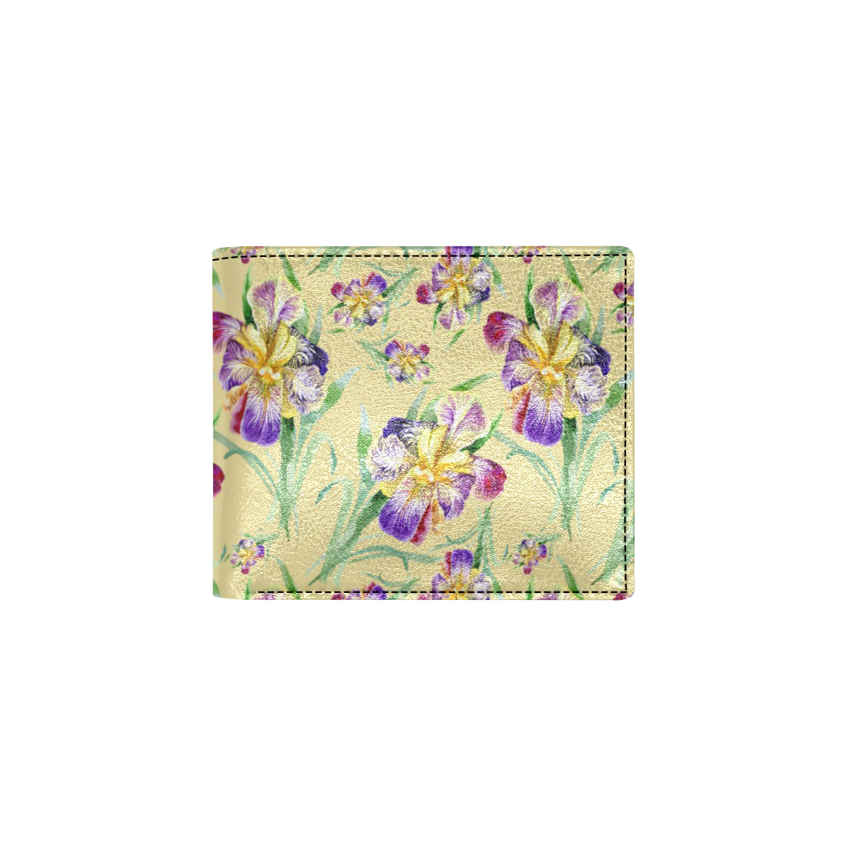 Iris Pattern Print Design IR06 Men's ID Card Wallet