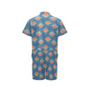 lotus Boho Pattern Print Design LO07 Men's Romper