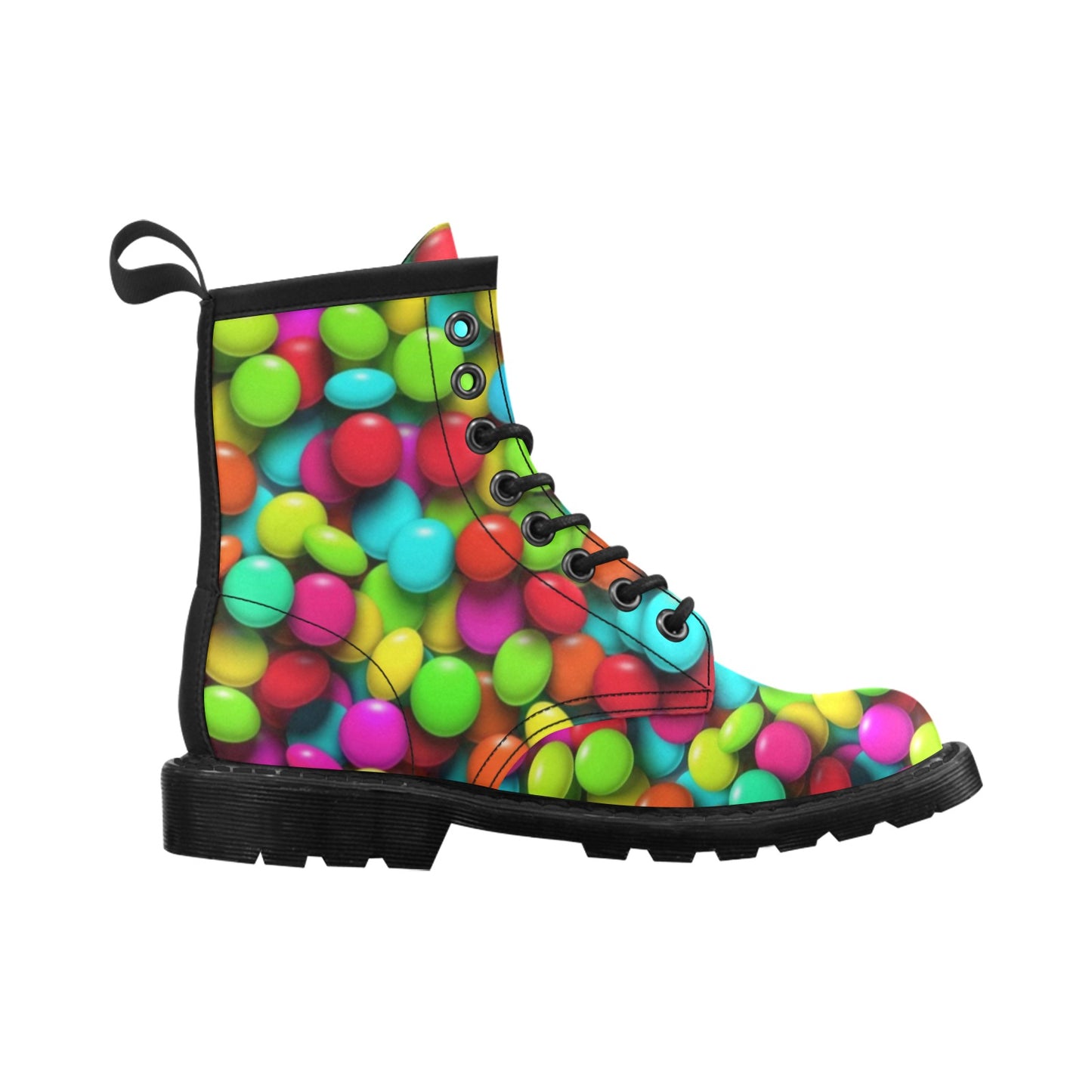 Candy Pattern Print Design CA03 Women's Boots