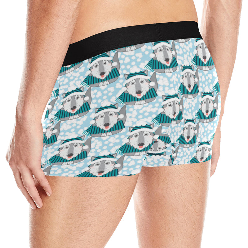 Alaskan Malamute Pattern Print Design 01 Men's Boxer Briefs