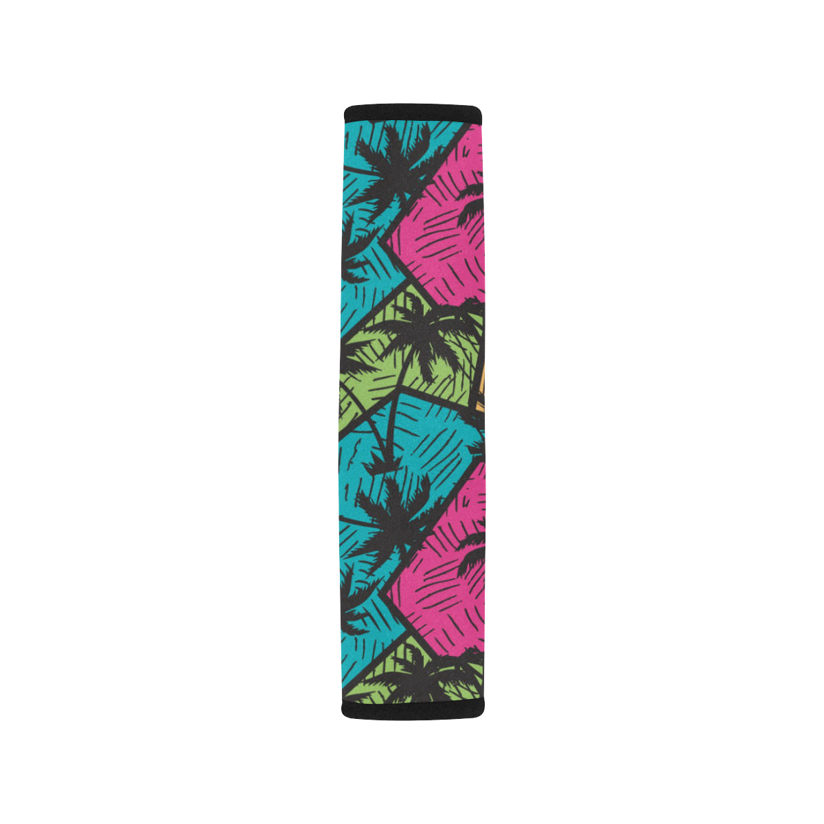 Palm Tree Pattern Print Design PT09 Car Seat Belt Cover