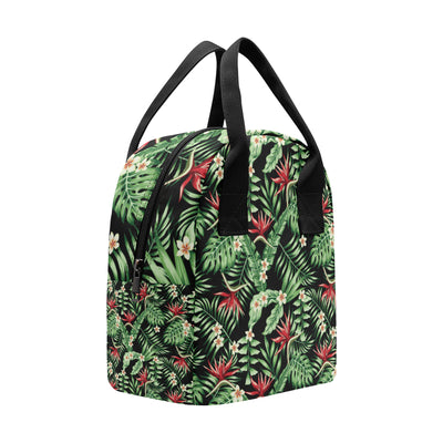 Bird Of Paradise Pattern Print Design BOP05 Insulated Lunch Bag