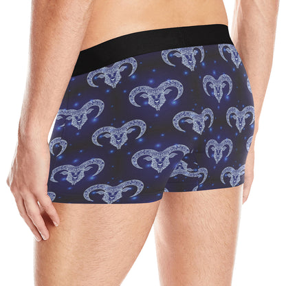 Aries Zodiac Pattern Print Design 01 Men's Boxer Briefs