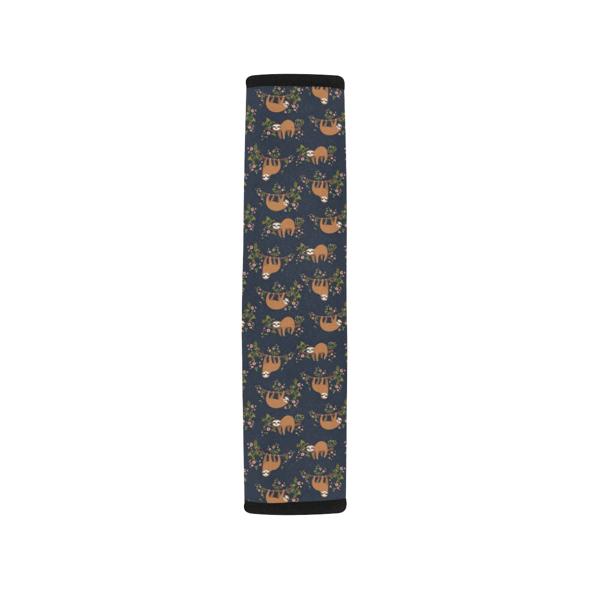 Sloth flower Design Themed Print Car Seat Belt Cover