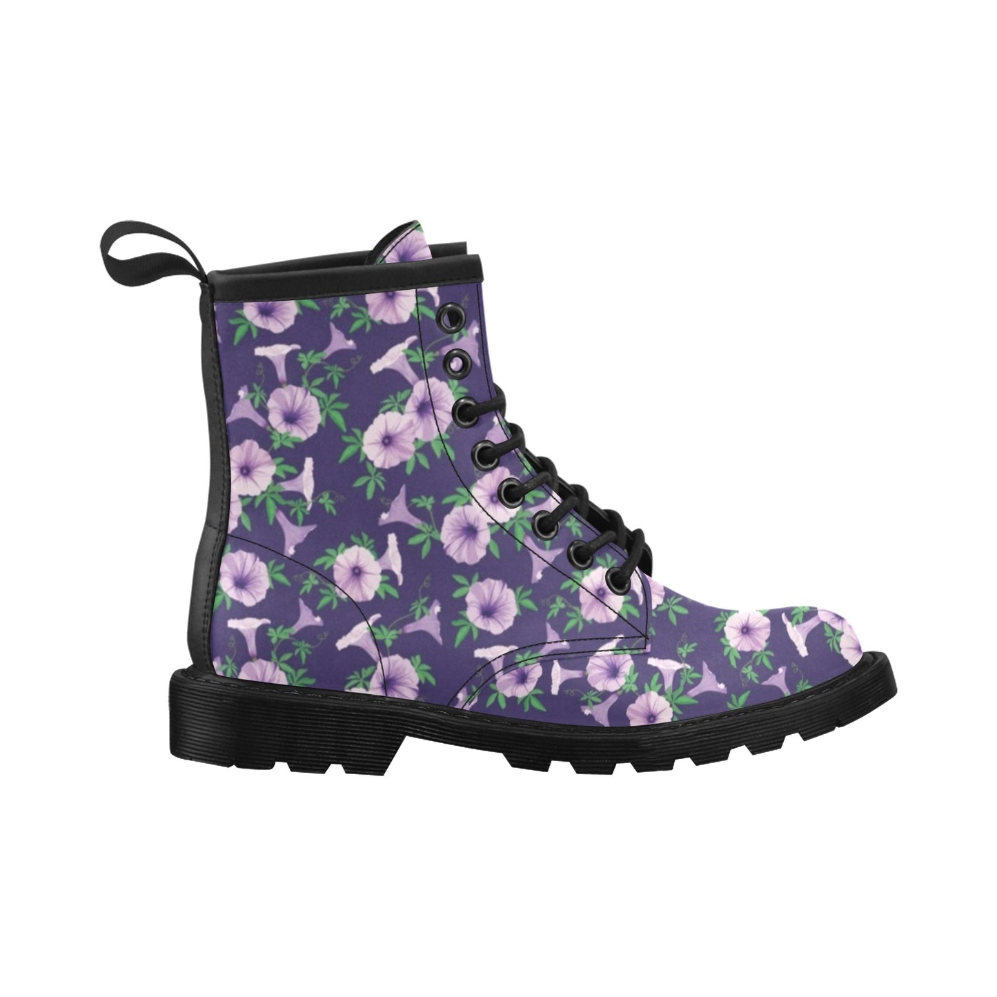Morning Glory Pattern Print Design MG01 Women's Boots