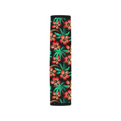 Hawaiian Themed Pattern Print Design H022 Car Seat Belt Cover