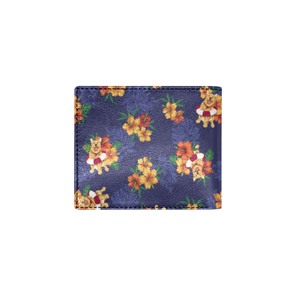Hawaiian Themed Pattern Print Design H02 Men's ID Card Wallet