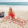 Tomato Print Design LKS302 Beach Towel 32" x 71"