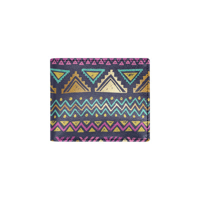 Multicolor Tribal aztec Men's ID Card Wallet