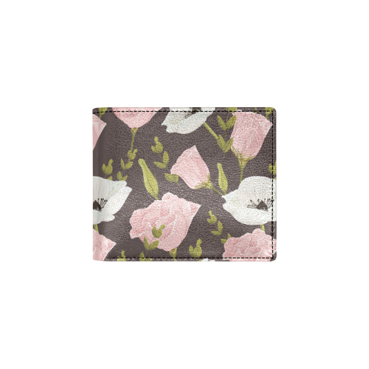Anemone Pattern Print Design AM011 Men's ID Card Wallet