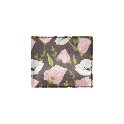 Anemone Pattern Print Design AM011 Men's ID Card Wallet
