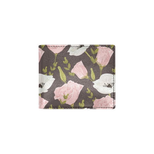 Anemone Pattern Print Design AM011 Men's ID Card Wallet